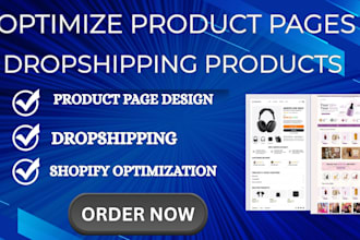 optimize your product pages for dropshipping products