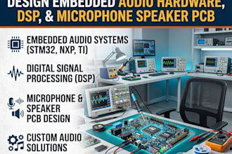 design embedded audio hardware, dsp, and microphone speaker pcb