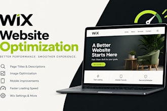 optimize your wix website for SEO, speed, and better performance