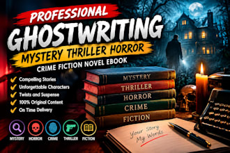 ghostwrite mystery thriller horror crime fiction novel ebook