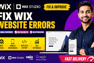 fix wix website errors mobile responsive wix studio website wix velo bug fix SEO