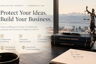 draft and review intellectual property and commercial legal documents