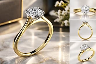 create photorealistic 3d jewelry rendering for luxury brands, catalogs ecommerce
