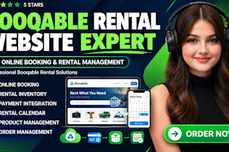 setup booqable rental website  online booking and inventory payment