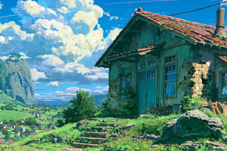 do anime background in anime style