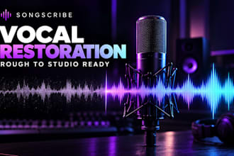 restore and polish your rough vocal using your own reference voice