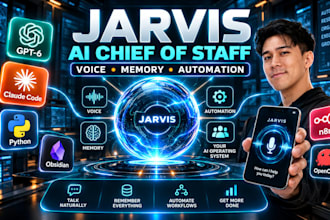 build jarvis ai assistant and ai chief of staff for voice memory and automation