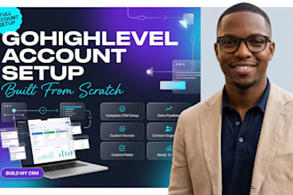 set up your entire gohighlevel account, pipeline and crm from scratch
