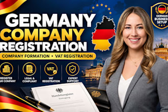 register your germany company, germany company formation and vat registration