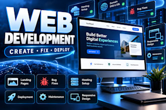 create, fix, and maintain your website