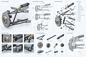 design custom alloy wheels, performance and racing car parts in 3d cad