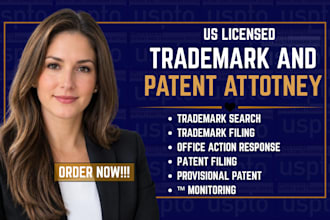 be your US licensed trademark and patent attorney