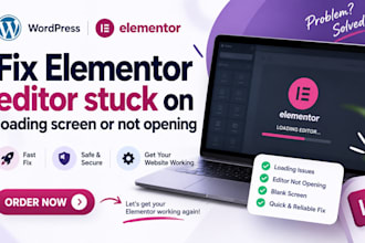 fix elementor editor stuck on loading screen or not opening