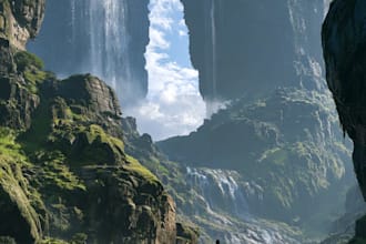 design 2d game environment concept art