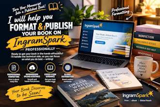 help you format and publish your book on ingramspark professionally