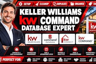 setup cleanup duplicate organise tag keller williams kw command database expert