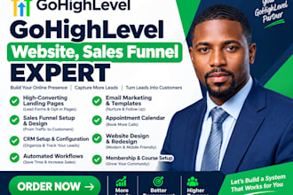 build gohighlevel sales funnel gohighlevel website ghl landing page ghl expert