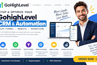 setup gohighlevel ghl crm ghl automation sales funnel ghl website ghl workflow
