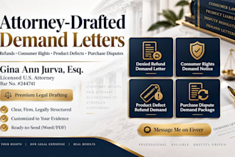 draft a product defect and warranty refund demand letter