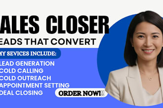 be your commission based sales closer telemarketing rep appointment setter, sdr