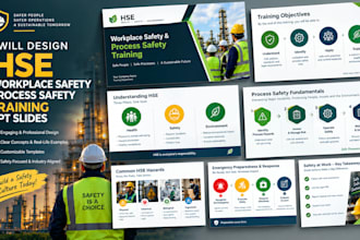 design hse and workplace safety process safety training PPT slides
