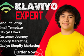 setup klaviyo flows email marketing figma to klaviyo email template specialist