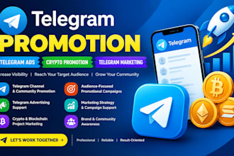 do telegram promotion, telegram ads, crypto promotion, telegram marketing