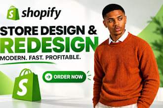 design and redesign your shopify store for higher ecommerce conversions
