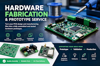 provide fabrication service for hardware engineers, hobbyists, startups and omes