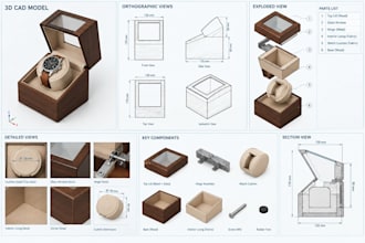 design a luxury watches case, jewelry watch, solar watch component, wristwatch