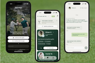 build ai golf booking app, golf course app, tee time booking app, golf club app