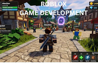 develop your roblox game with custom luau scripting and game systems