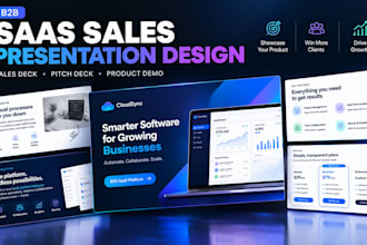 b2b saas sales presentation sales deck software pitch product demo powerpoint