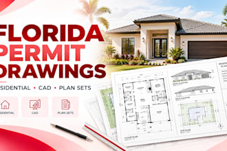 create florida residential permit drawings