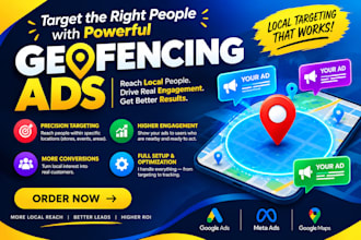 setup high geofencing ads for cbd, cannabis, restaurants, dentists, real estate