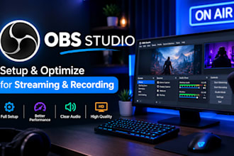setup and optimize obs studio for streaming and recording