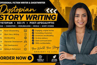 ghostwrite dystopian novel sci fi post apocalyptic story crime adventure writer