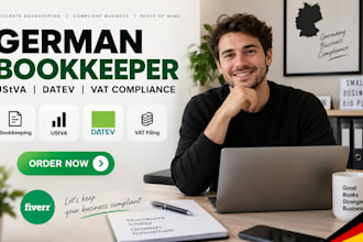 be your german bookkeeper for ustva datev vat filing bookkeeping tax compliance