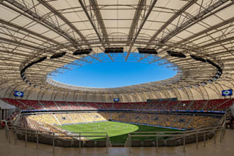 do 3d stadium design, 3d sport complex, and sport facility