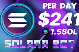 build solana volume bot, volume alert bot, market maker bot