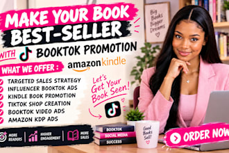 amazon kdp book publishing booktok promotion tiktok shop ebook marketing ads
