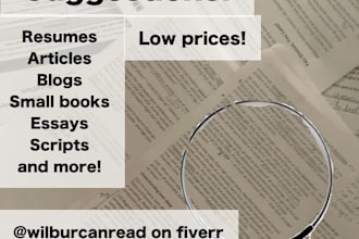 proofread your document for spelling and grammar errors