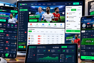 build sports website, sports bet app or sportsbook app with live score, odds API