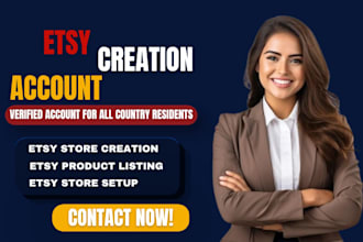do etsy creation etsy seller account and etsy shop setup, etsy verification