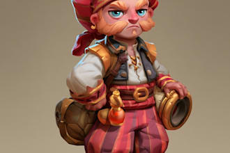 draw 2d game character or 2d game character