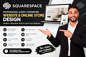build squarespace store design, redesign squarespace website, squarespace store