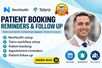 automate nexhealth tebra dental booking reminder patient follow up