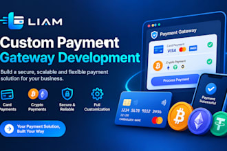 develop a custom payment gateway and payment processing solution