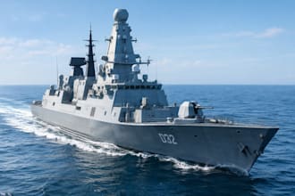 do realistic game ready ship model naval military vessels destroyer for unity ue