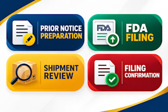 file fda prior notice for food imports and shipments to USA